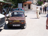 Sie sehen einen Mini Brumm auf Mljet.